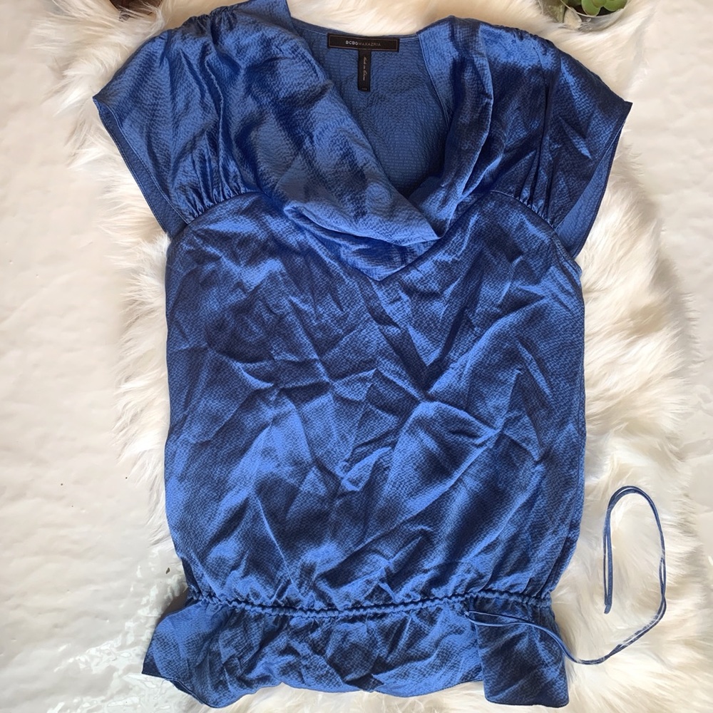 BCBGMAXAZRIA 100% Silk Top xxsmall